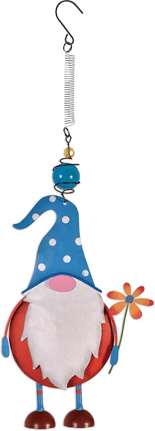 Sunset Vista Designs 93652 Collection-Hanging Garden Bouncy, Gnome, 17-inch Height
