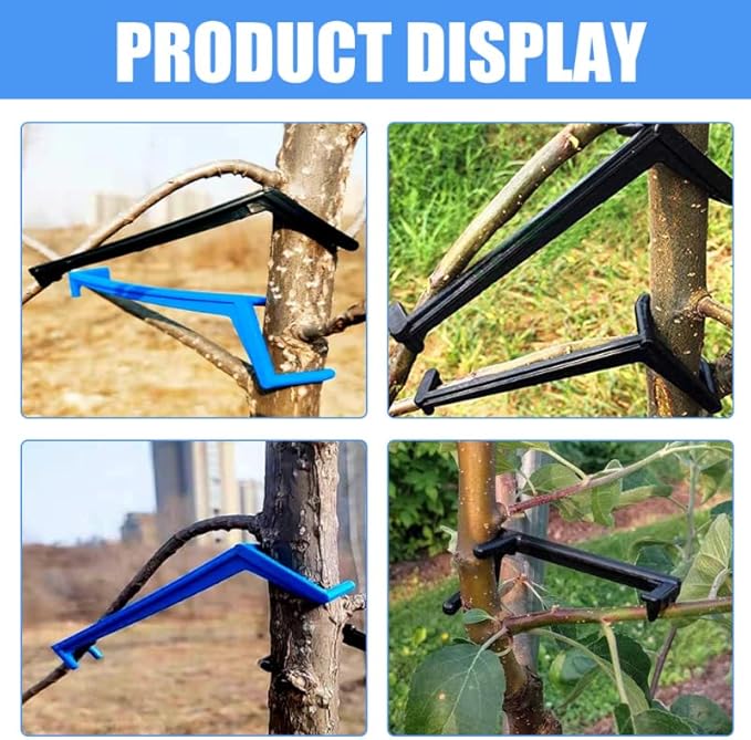 HANABASS Fruit Tree Branch Spreader Set 20Pcs Adjustable Plastic Limb Spreaders for Garden Tree Branch Support and Training Healthy Fruit Growth