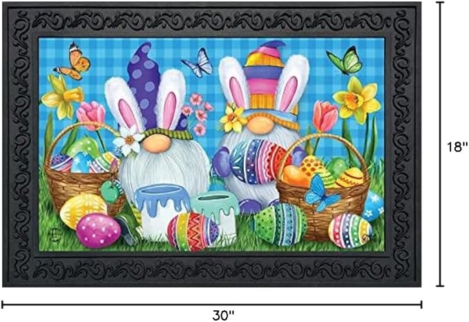 Briarwood Lane Easter Gnomes Holiday Doormat