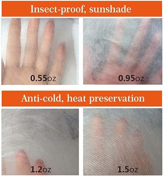 Agfabric Plant Covers Freeze Protection 0.9oz 26"x30" Shrub Cover,Winter Tree Cover for Season Extension&Frost Protection,White,4 Pack