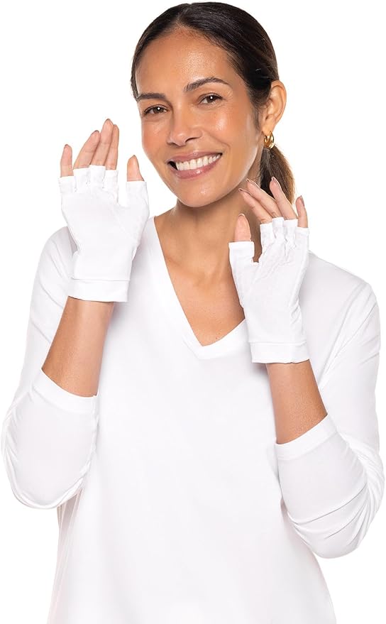 Coolibar Fingerless UV Sun Gloves - UPF 50+ Sun Protection - Ouray