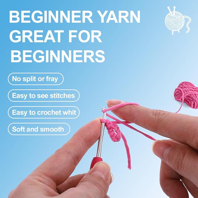 Panda Amigurumi Crochet Kit for Beginners - Classic Black & White Animal DIY Starter Pack with Detailed Video Tutorials | Premium Tube Yarn & Pre-Started Loop | Cute Handmade Gift for All Ages