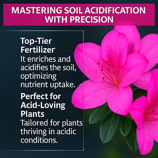 𝐁𝐄𝐒𝐓𝐒𝐄𝐋𝐋𝐄𝐑 Slow Release Hydrangea Fertilizer with Iron & Sulfur – Indoor & Outdoor Soil Acidifier for Miracle Growth - 10 QUARTS