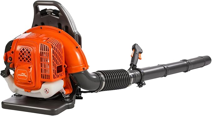 Gas Powered Backpack Leaf Blower – 65CC 2-Stroke Engine, 850 CFM & 220 MPH for Heavy Duty Commercial Lawn Care, Wet Leaf & Debris Removal (GT3672)