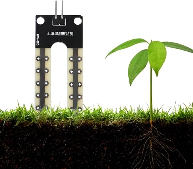 10pcs LM393 3.3V-5V Soil Moisture Detect Sensor Soil Moisture Sensor Soil Hygrometer Detection for Automatic Watering System Robot Smart Car