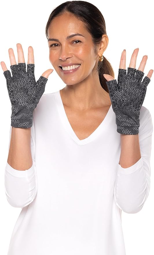 Coolibar Fingerless UV Sun Gloves - UPF 50+ Sun Protection - Ouray
