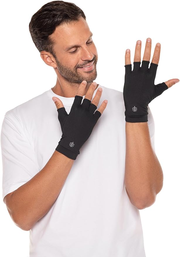 Coolibar Fingerless UV Sun Gloves - UPF 50+ Sun Protection - Ouray