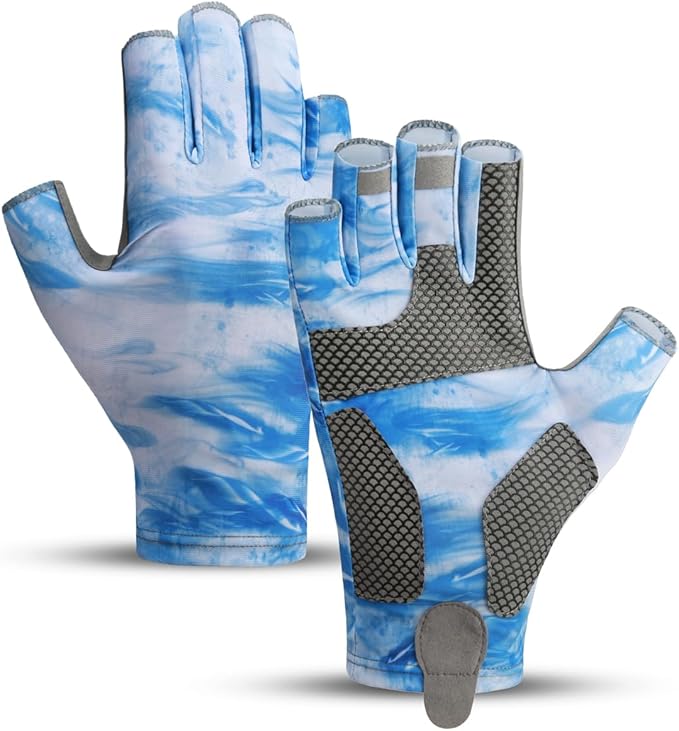 Fishing Gloves - Men & Women's UV Protection Sailing, Kayak, Paddling & Rowing Gloves