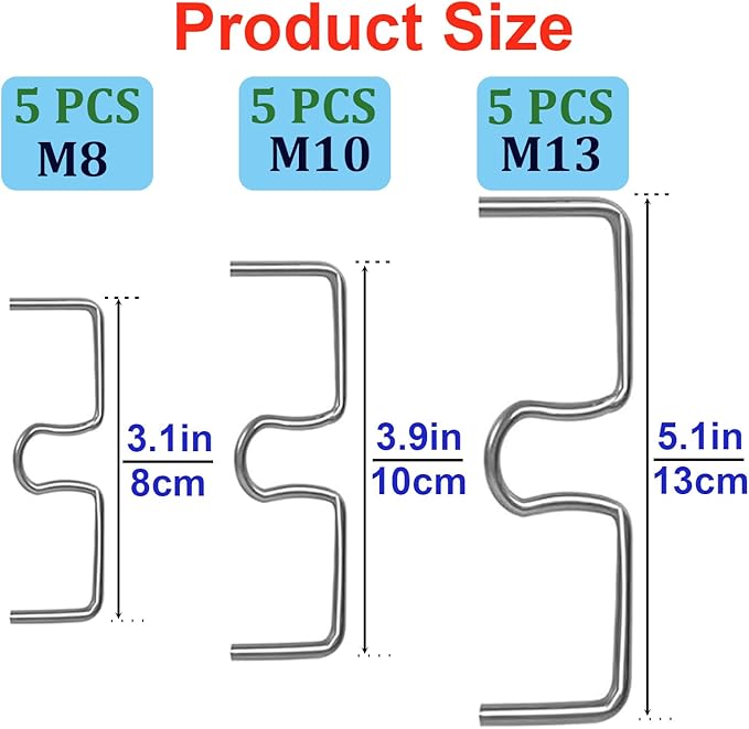 Fruit Tree Branch Puller Tying Machine Farm Tools, New Plum Tree Open Angle Pull Branch Bending Tool, Fruit Trees Branch Spreaders, Fruit Trees Branch Support 15PCS (M-3.1/3.9/5.1 inch)