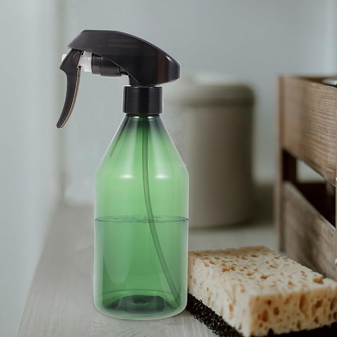 2PCS Thickened Plant Spraying Bottles for Indoor Flower Watering Leakproof Transparent Mist Sprayers for Gardening Hair Styling Skin Care and Cleaning Use