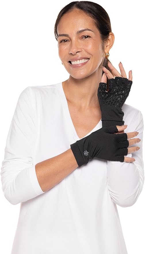 Coolibar Fingerless UV Sun Gloves - UPF 50+ Sun Protection - Ouray