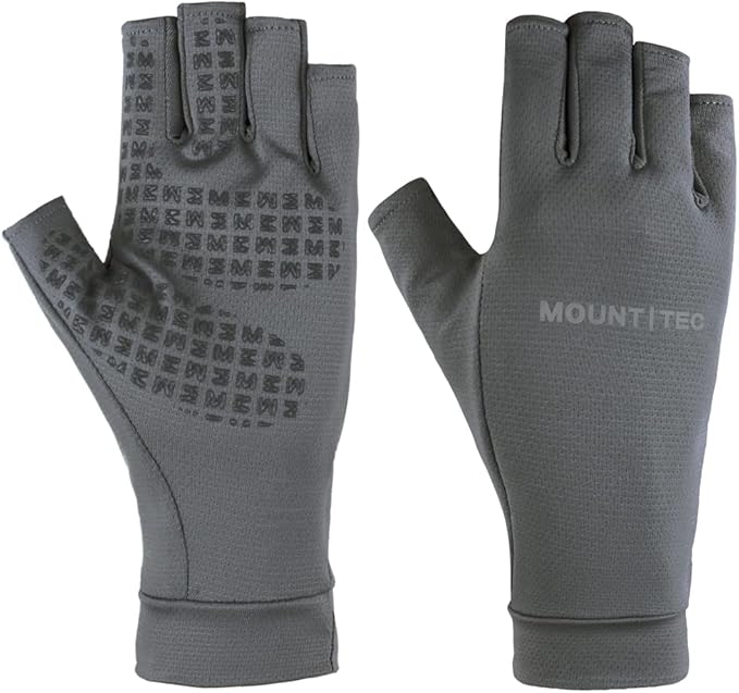 Unisex UV Protective Fingerless Gloves UPF 50+ Summer Sun Glove for Outdoor Fishing Cycling Hiking Driving Kayaking