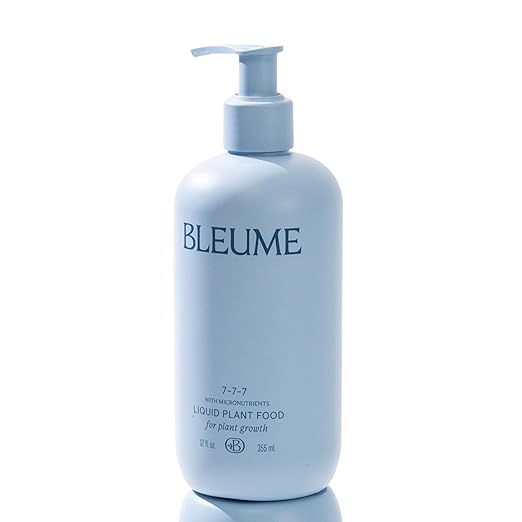 Bleume Liquid Plant Food, All-Purpose Houseplant Fertilizer, NPK 7-7-7 with Micronutrients, Made in The USA, Plant Food for Houseplants, Potted Plants, Vegetables, Flowers, and Tropicals