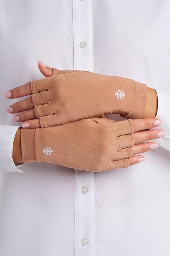 Coolibar Fingerless UV Sun Gloves - UPF 50+ Sun Protection - Ouray
