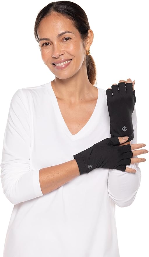 Coolibar Fingerless UV Sun Gloves - UPF 50+ Sun Protection - Ouray