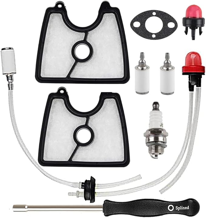 581798001 Fuel Line Kit Air Filter Kit Adjustment Tool for Husqvarna 125B 125BX 125BVX Leaf Blower