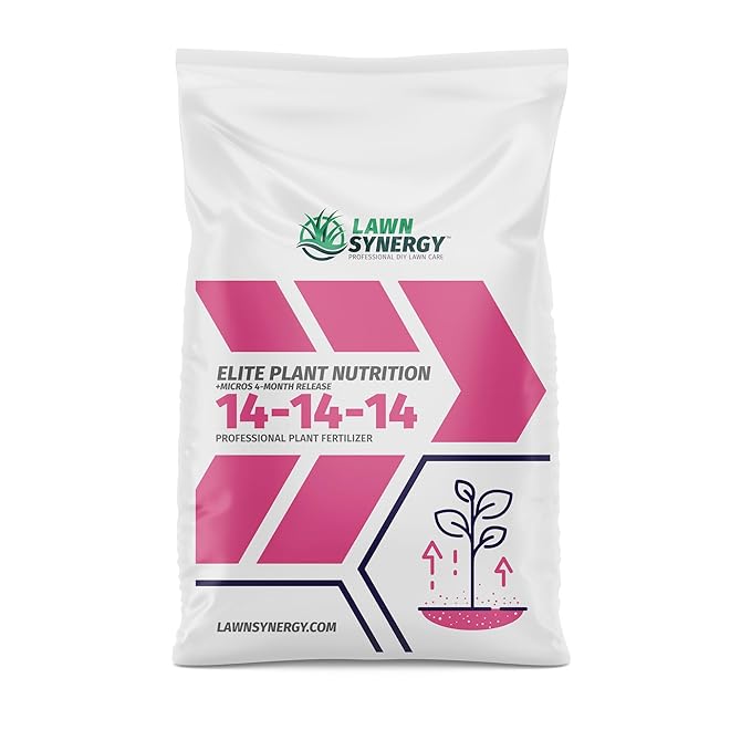14-14-14 Plant Fertllizer Elite Nutrition - 15 lbs. Slow Release 120 Days - Added in Micros - Ornamental and Landscape Fertilizer (15 lbs.)