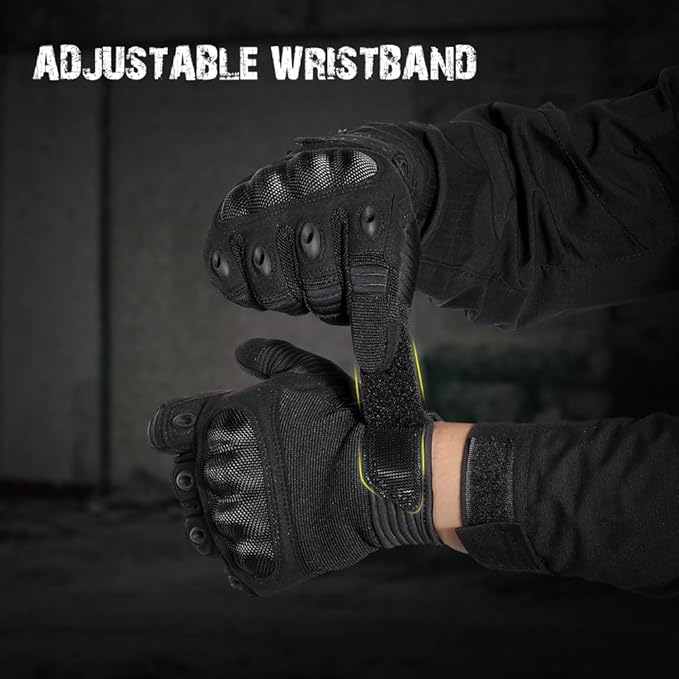 WTACTFUL Tactical Gloves for Men Touchscreen Airsoft Paintball Motorcycle Gloves