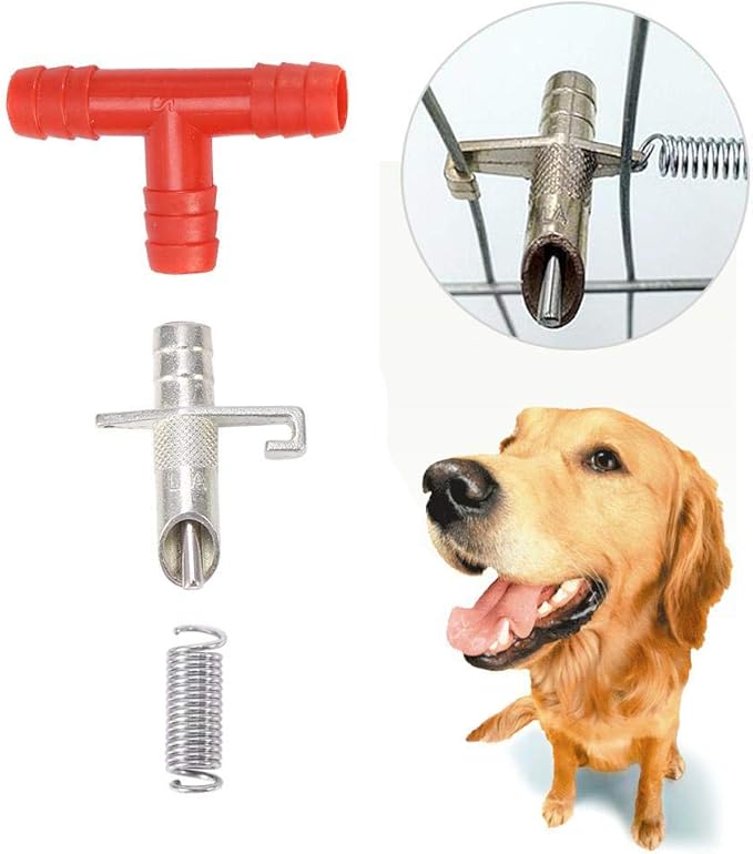 10 PCS Waterer Drinker, Practical Automatic Water Feeder Pig Nipple Rabbit Waterer Drinker Feeder Poultry Watering System
