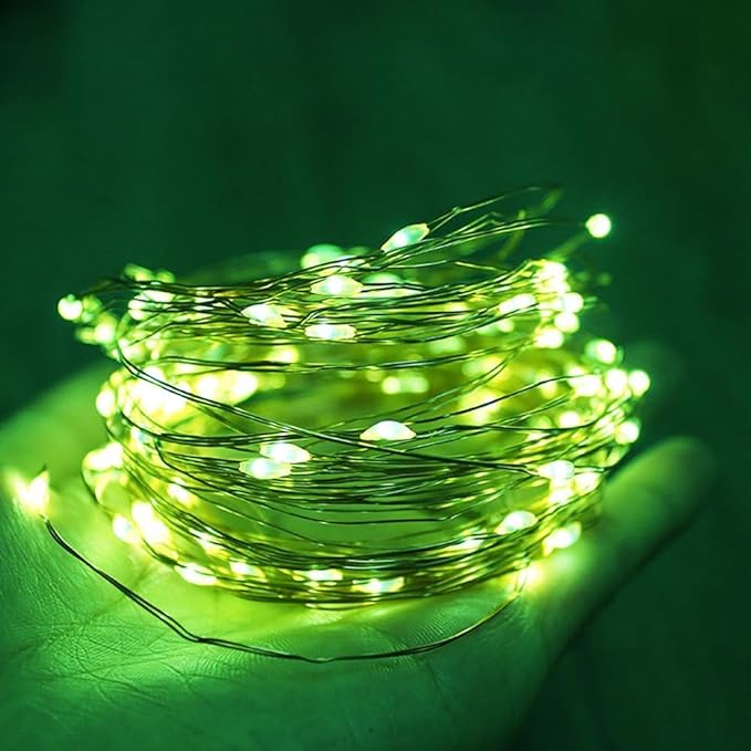 3Pcak USB Fairy Lights, USB Powered String Lights 16.5FT 50 LEDs, Fairy String Lights for Bedroom, Wedding, Party, Christmas Tree Decoration (Green)