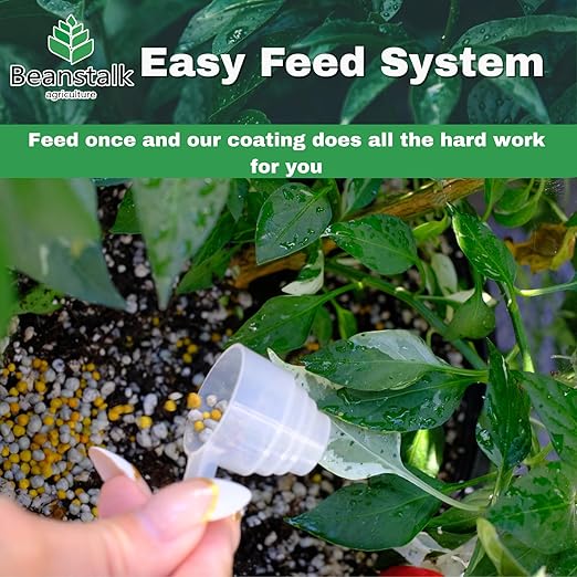Beanstalk Agriculture Absolute Flower 11-3-17 – Controlled-Release Bloom Fertilizer for Bigger Stickier Buds Ideal for Indoor Outdoor Hydroponic & Soil Grows High-Performance Flowering Nutrients– 1 lb
