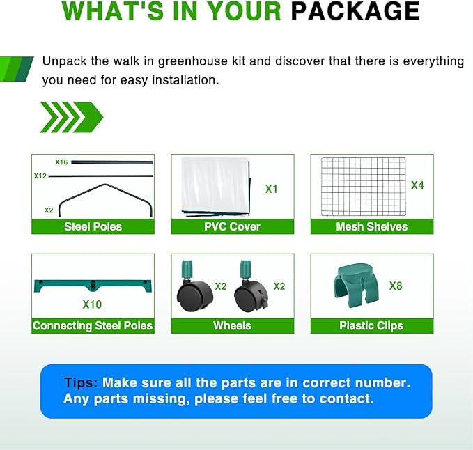 Yesker Mini Greenhouse 27"x20"x63" Portable Indoor /Outdoor Small Green House with 4 Tier 4 Shelves Wheels Transparent PVC Cover Compact Greenhouse Kit for Winter Gardening Balcony Patio Backyard