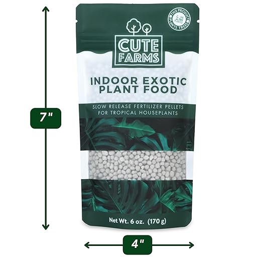 Indoor Slow Release Fertilizer Pellets for Houseplants & Outdoor Pot Plants - All-Purpose Fertilizer (6 oz) Resealable Bag Cute Farms