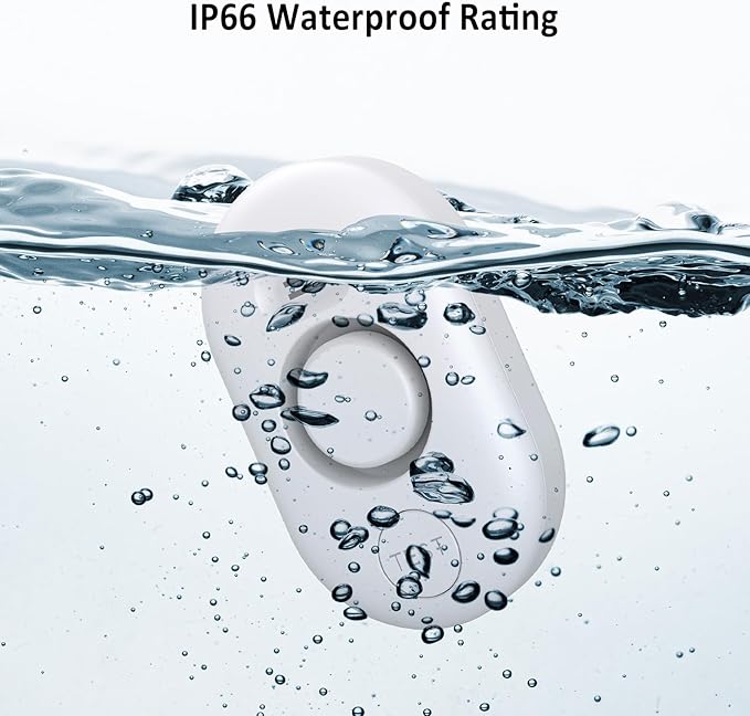 3 Pack WD61 Water Leak Detector for Home, Support Pair with METAK W13 WiFi Gateway (Sold Separately) for App Alert, Water Flood/Drip Sensor Alarm for Basement/Kitchen/Bathroom/Laundry Room,Sink/Pipe