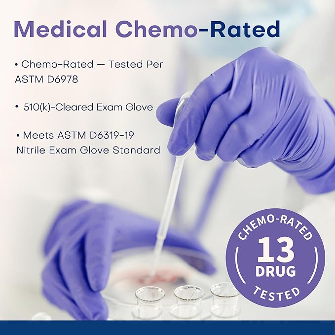 Medical Soft Max™ Nitrile Disposable Gloves, 100 Ct Latex-Free Powder-Free Food Safe Cooking Cleaning Lab Exam Glove