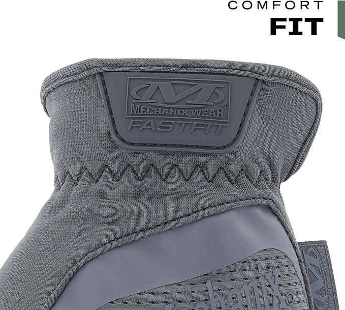 Mechanix Wear FastFit Tactical Gloves - Heavy Duty Lightweight Multipurpose Gloves - Flexible Grip & Reinforced Palm - Touchscreen Capable - Small - Wolf Grey