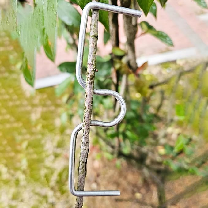 Fruit Tree Branch Puller Tying Machine Farm Tools, New Plum Tree Open Angle Pull Branch Bending Tool, Fruit Trees Branch Spreaders, Fruit Trees Branch Support 15PCS (M-3.1/3.9/5.1 inch)