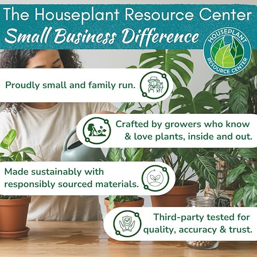 Micronutrient, Sea Kelp & Humic Acid Booster for Houseplants (Pairs with Fertilizer) – Houseplant Multivitamin | Leaf & Root Growth Supplement | 8oz