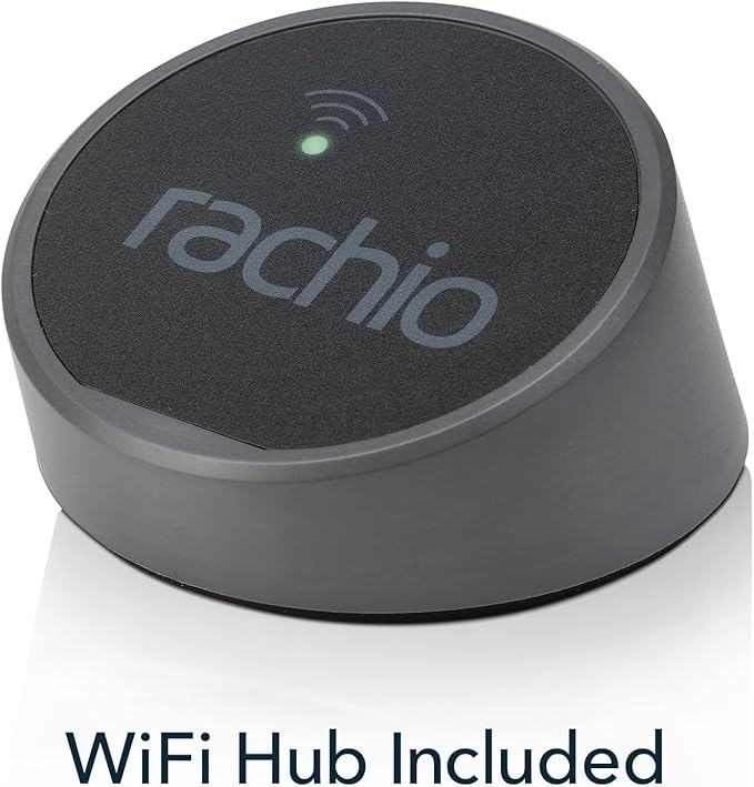Rachio Smart Hose Timer (2 Valves + 1 WiFi Hub) – App-Controlled Outdoor Faucet Timer, Quick Install & Scheduling, Expandable System