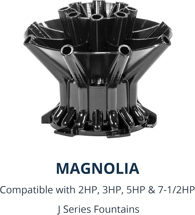 Kasco J Series 2, 3, 5 & 7-1/2 HP Magnolia Premium Fountain Nozzles Only (Fountain Not Included)