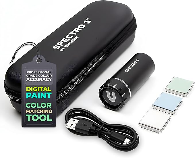 Spectro 1 Mobile Spectrophotometer Paint Color Matching Device, Professional Color Reader & Paint Scanner, Portable Colorimeter Spectrometer & Color Sensor with App Connectivity for Paint Matching