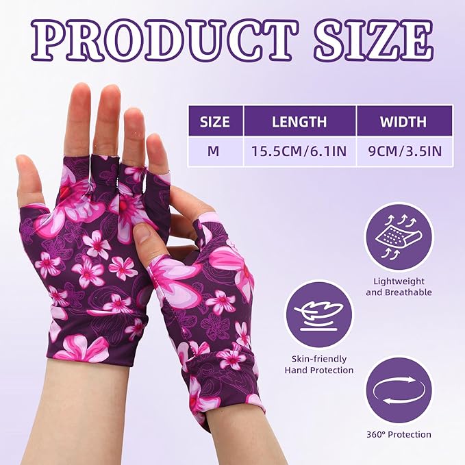 3 Pairs Elderly Skin Thin Protector Gloves Tone Fingerless Gloves Protecting Thin Skin Covering Bruises Abrasion