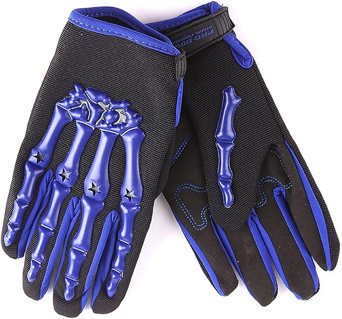 1Storm Youth Motocross Gloves Motorcycle BMX MX ATV Dirt Bike Bicycle Skeleton Cycling Kids Gloves