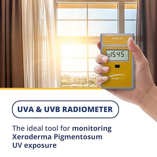 Solarmeter Model 5.7 Sensitive UVA & UVB Total UV Light Meter, Handheld Digital Radiometer and Light Bulb Tester for Measuring Ultraviolet Light, 0-1999 μW/cm², Made in USA