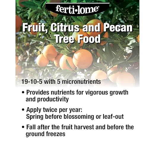 Fertilome (13820) Fruit, Citrus and Pecan Tree Food 19-10-5 (3.25 lbs.)