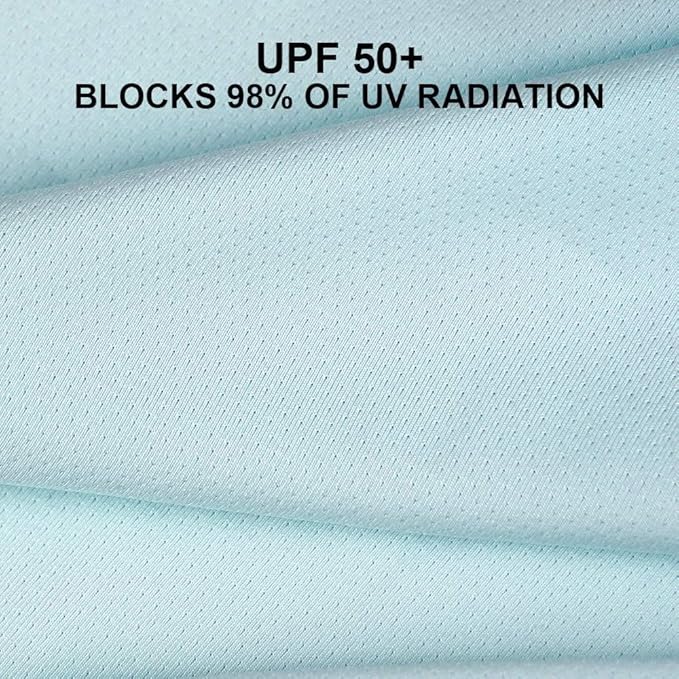 Unisex UV Protective Fingerless Gloves UPF 50+ Summer Sun Glove for Outdoor Fishing Cycling Hiking Driving Kayaking