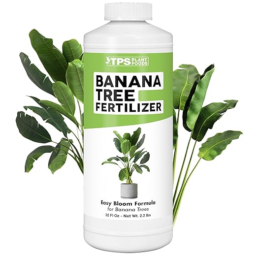 Banana Tree Fertilizer – Liquid Fertilizer for All Banana Tree Varieties, Supports Growth & Fruiting, 32 oz