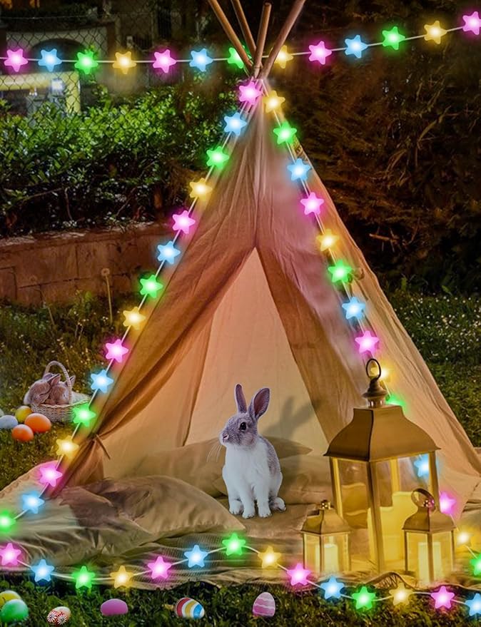 Smart Star Fairy Lights Plug in, 33Ft 16 Million Color Changing String Lights RGB Built in Chip APP & Remote Control DIY Music Sync Twinkle Light for Bedroom Christmas Decoration Christmas Gift