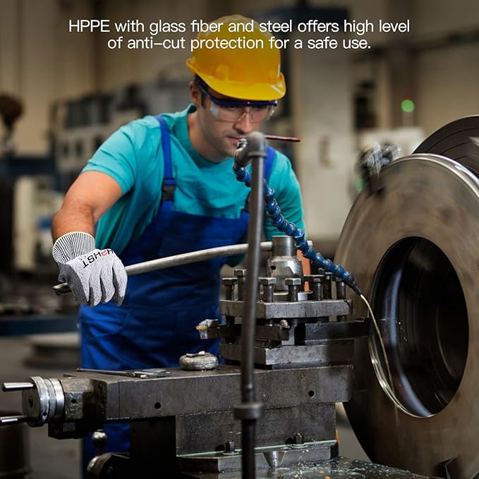 Cut Resistant Gloves Level A6 Cut Proof Work Gloves Smart Touch