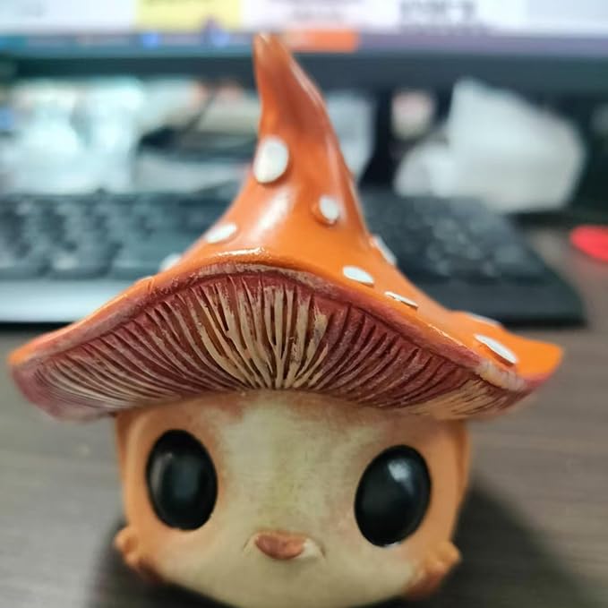 Mushroom Decor, Garden Gnomes Outdoor, Gnomes Decorations for Yard, Mushroom Decor for Home Fairy Garden Lawn Ornaments Desk Living Room