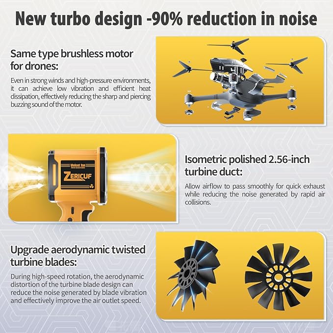 Leaf Blower Cordless with 2×4.0 Ah Battery and Charger[Battery with Outdoor LED Light+Stepless Speed Control] 21V 180MPH Handheld Electric Leaf Blower for Patio & Garden Dust Leaves CleaningCar Wash