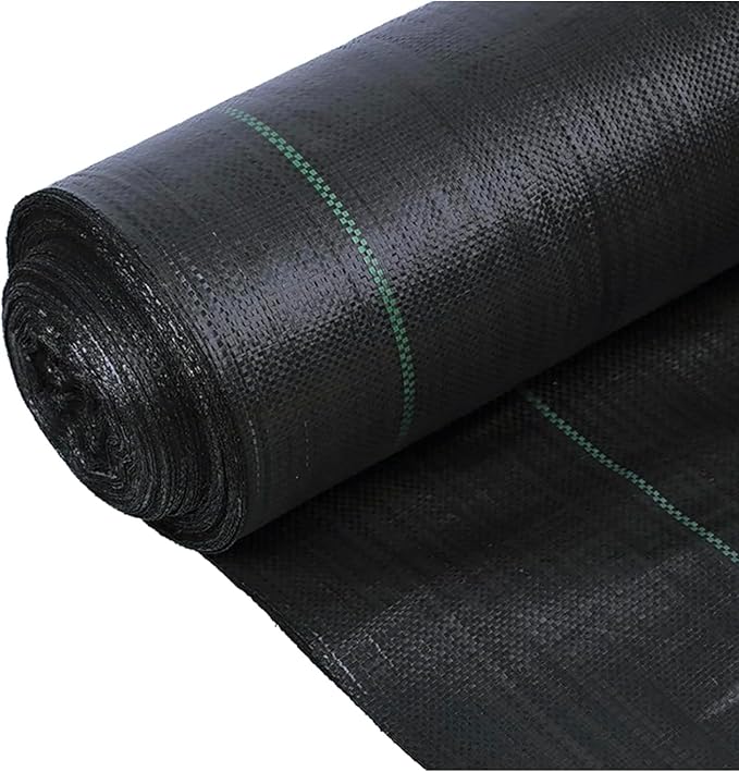 OldMacDonald - Premium Landscape Fabric - Heavy Duty 15ft x 300ft (4.57m x 91.44m) - Commercial Grade, Woven Landscaping Ground Cover for Gardening, Farming, Agriculture Folded