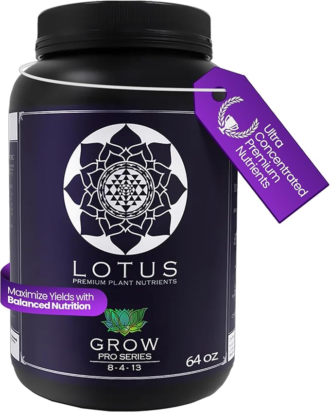 Grow Pro Series - Hydroponic Plant Nutrients and Fertilizer, Water Soluble Plant Food - Massive Roots, Made for Coco Coir, Hydro, & Soil, Enhances Flowering & Fruiting, Indoor & Outdoor Grows 64oz