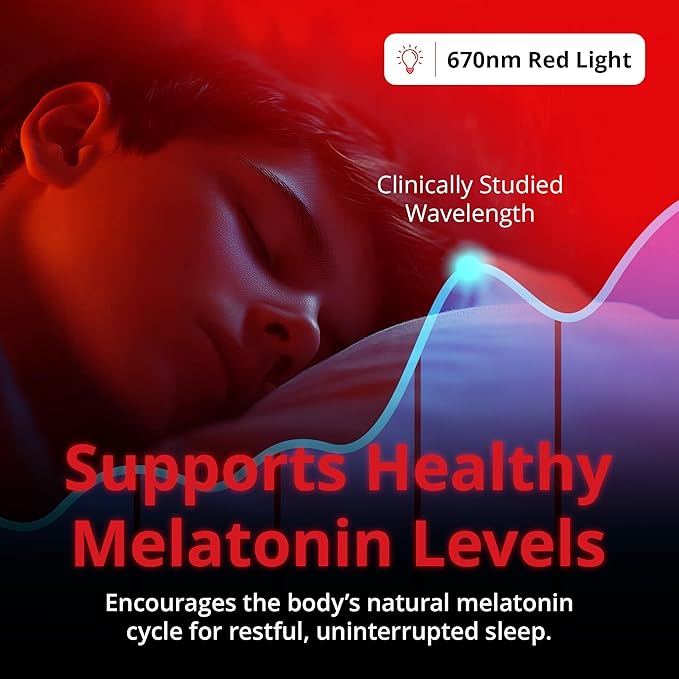 Revive - 670nm Red Lamp by Gamma - Sleep Light - Melatonin Promoting Natural Sleep Aid, Bedroom & Nursery Nightlight