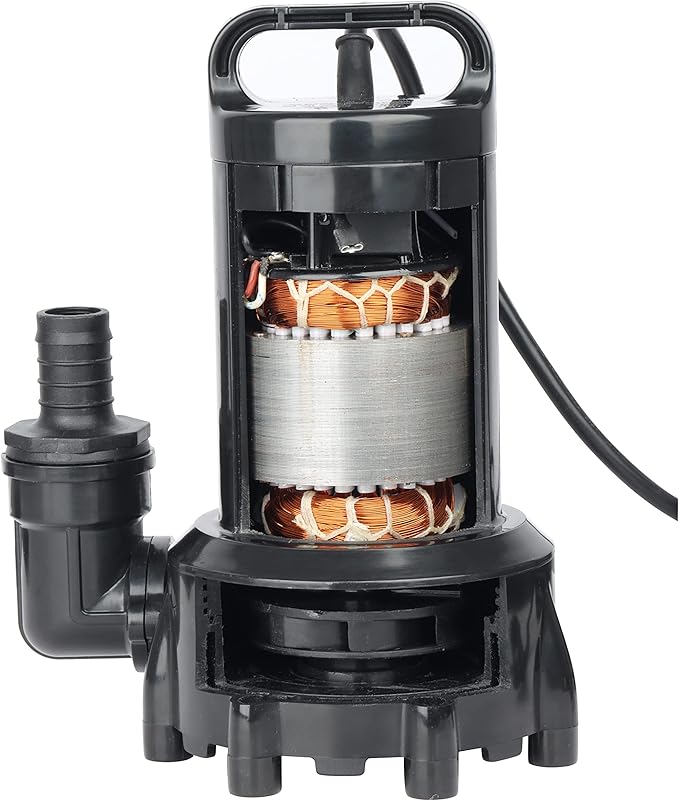 OYO WATER 3000GPH Submersible Outdoor Inline Pond Pump High Head Water Pump for Garden Waterfall Fountain Water Circulation for Koi Fish Pond
