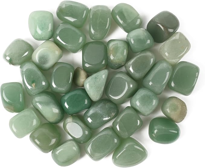 LUEYAO Natural Agate Crystal Square Mixed Color for Vase Fillers Mixed Colour Stone for Succulent Garden Decoration Craft Project Fish Tank Bottom Decoration Green 200g 30-40PCS